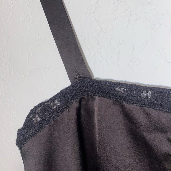 Women's Urban Outfitters Black Satin Lace Camisole - Picture 10 of 10